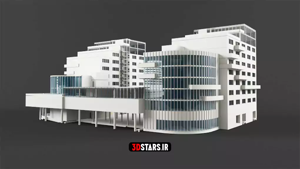 دانلود مدل سه بعدی ساختمان