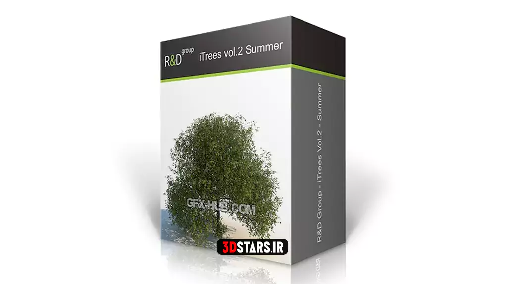 دانلود مدل سه بعدی درخت تابستانی
