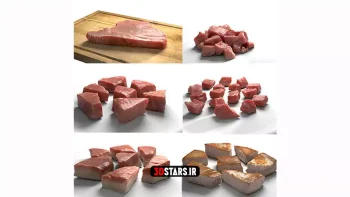 دانلود مدل سه بعدی گوشت
