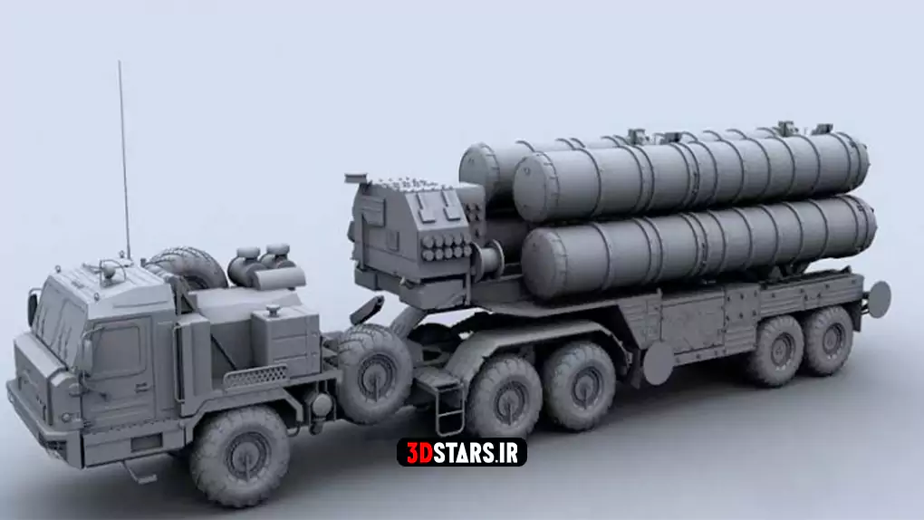 مدل سه بعدی وسایل نقلیه نظامی