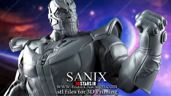 دانلود آبجکت کاراکتر Thanos برای پرینت سه بعدی