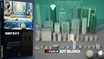 دانلود مدل سه بعدی ساختمان شهری