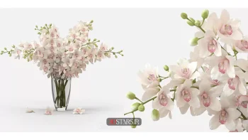 دانلود آبجکت گلدان گل کلاسیک 5