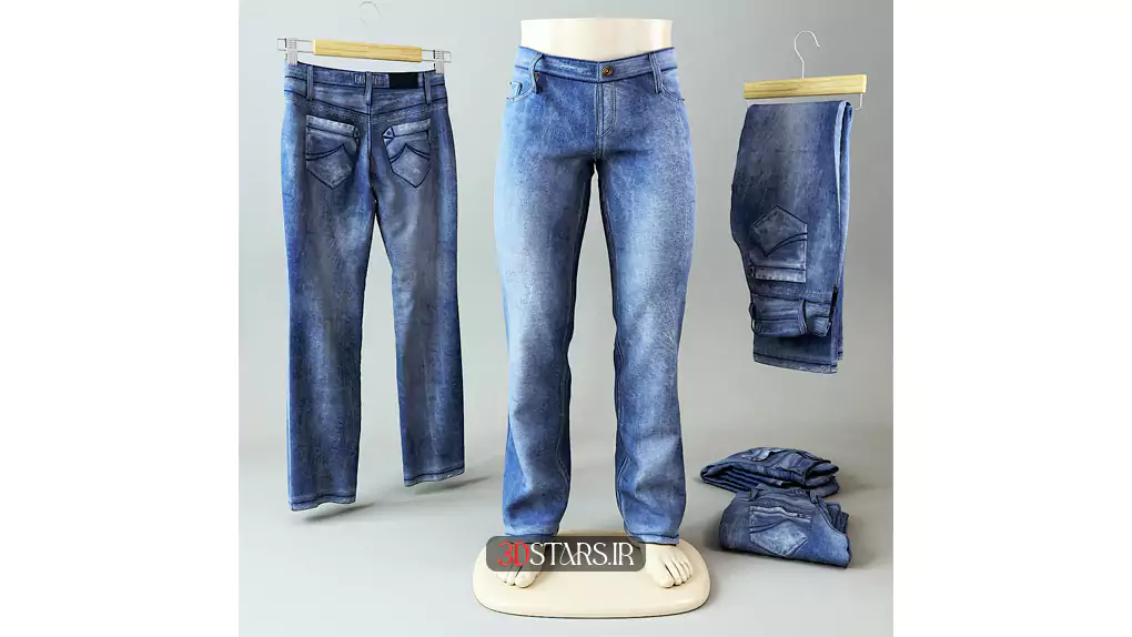 آبجکت شلوار جین مردانه