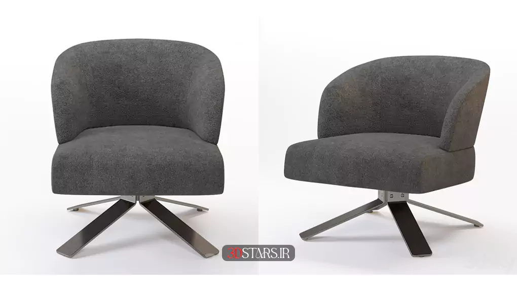 مدل سه بعدی صندلی مدرن 1
