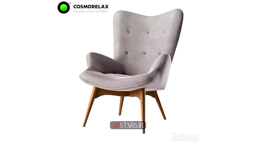 مدل سه بعدی صندلی مدرن 13