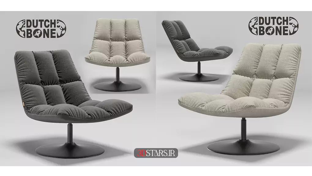 مدل سه بعدی صندلی مدرن 9