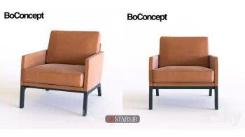 دانلود مدل سه بعدی صندلی چرم مدرن 5