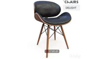 مدل سه بعدی صندلی چرم مدرن 11