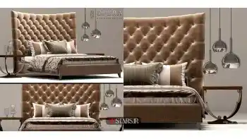 آبجکت تخت خواب کلاسیک 29