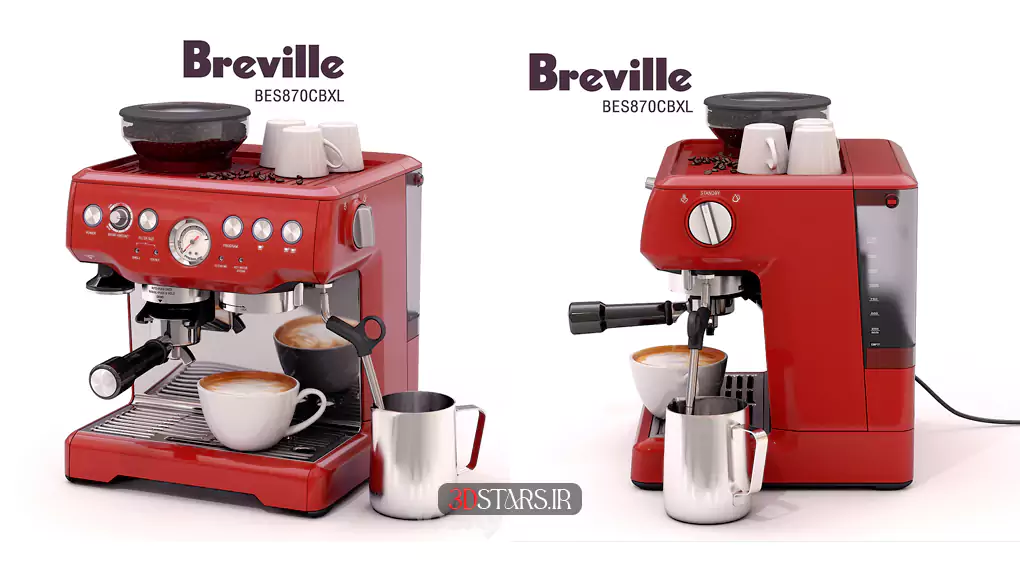 مدل سه بعدی قهوه ساز 2