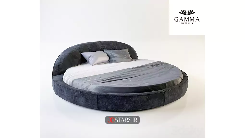 مدل سه بعدی تخت خواب مدرن 24