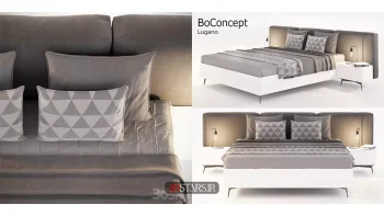 دانلود مدل سه بعدی تخت خواب مدرن 46