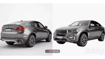 دانلود مدل سه بعدی ماشین BMW X6 XDrive50i