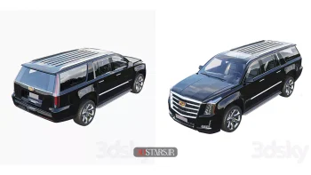 دانلود مدل سه بعدی ماشین Cadillac Escalade ESV