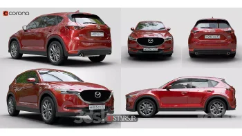 مدل سه بعدی ماشین Mazda CX 5 2017