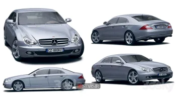 دانلود مدل سه بعدی ماشین Mercedes Benz CLS500