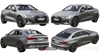 آبجکت ماشین Audi A3 Limousine 2021