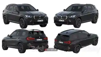 آبجکت ماشین BMW X3 2022