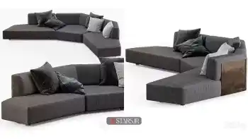 مدل سه بعدی کاناپه مدرن 126