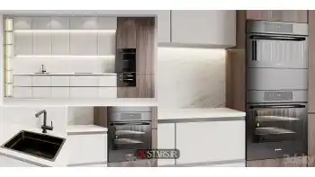 مدل سه بعدی کابینت مدرن 154