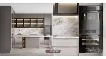 دانلود آبجکت کابینت مدرن 153