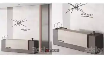 آبجکت میز پذیرش 3